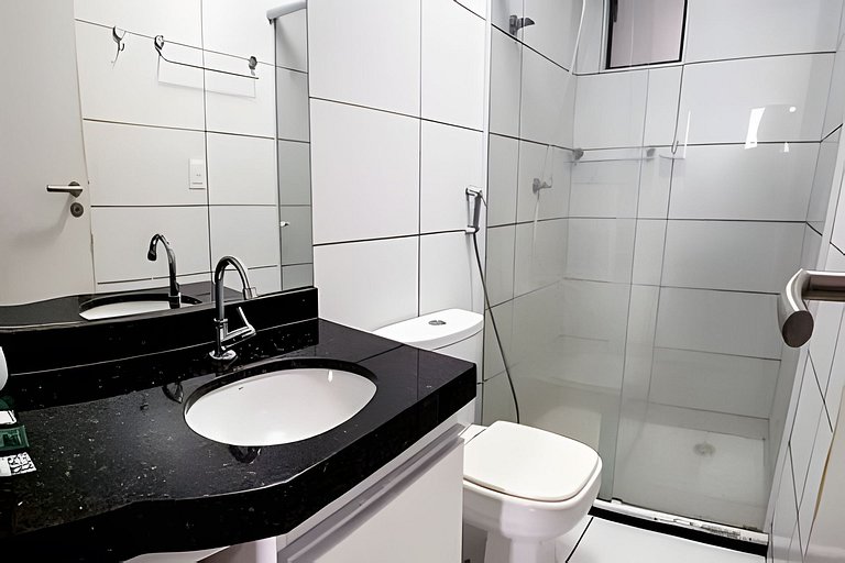 Apt | Golden Place 406 | com 2/4 e 2WC Ponta Verde