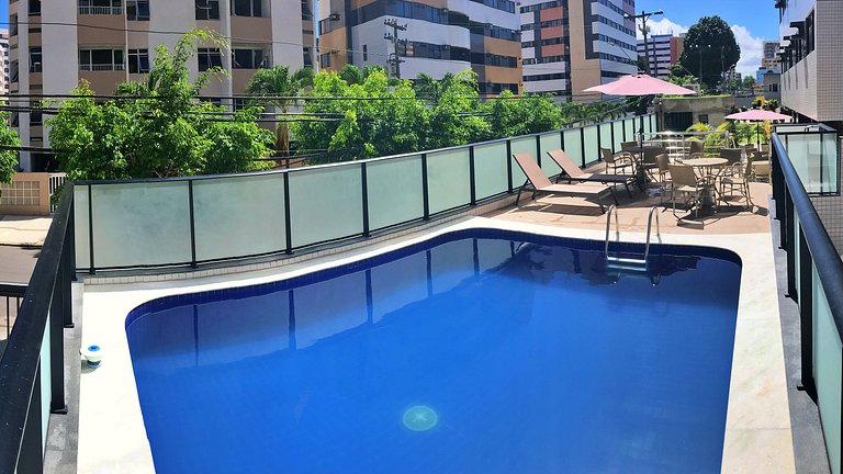 Apt | Golden Place 503 | com 2/4 e 2WC Ponta Verde