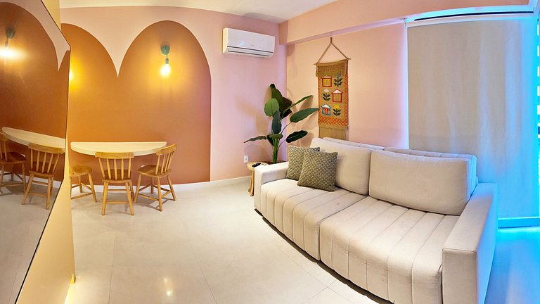 Apt | Port Ville 309 | Lindo Novo Vista para o Mar