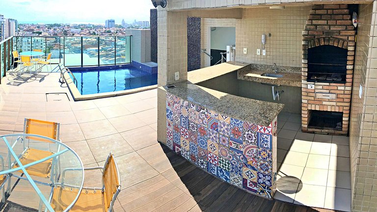 Apt | Gales de Pajuçara 105 | Piscina na Cobertura