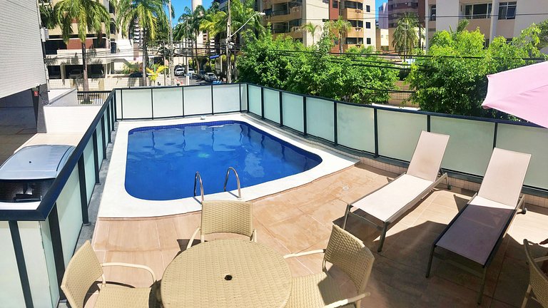 Apt | Golden Place 404 | com 2/4 e 2WC Ponta Verde
