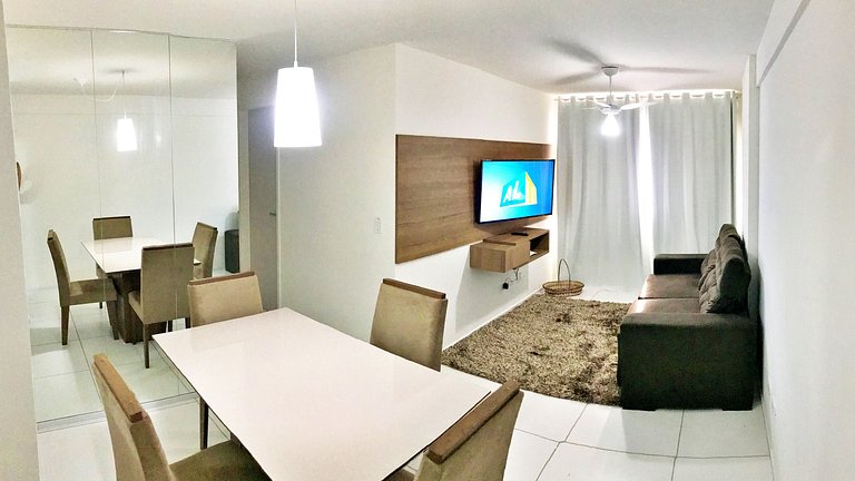Apt | Golden Place 404 | com 2/4 e 2WC Ponta Verde