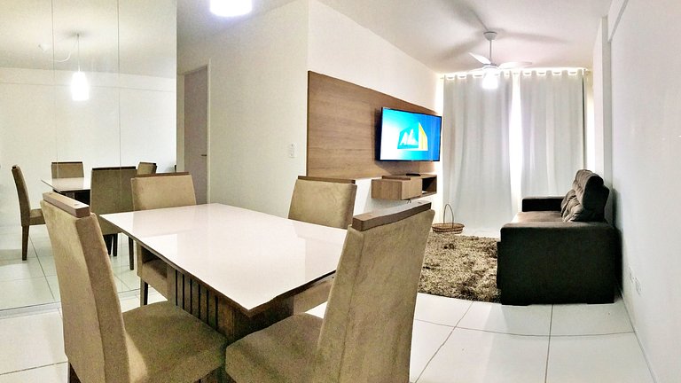 Apt | Golden Place 404 | com 2/4 e 2WC Ponta Verde