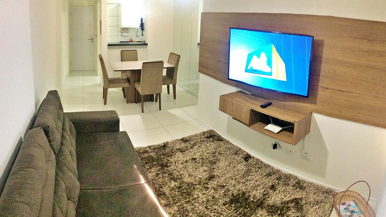 Apt | Golden Place 404 | com 2/4 e 2WC Ponta Verde