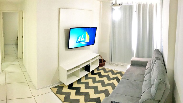 Apt | Golden Place 406 | com 2/4 e 2WC Ponta Verde