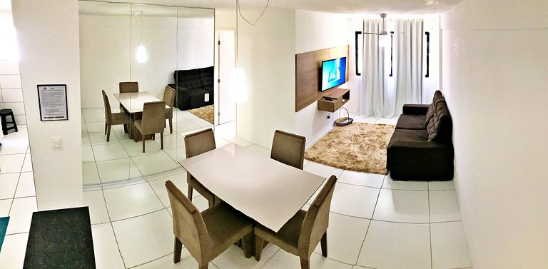 Apt | Golden Place 412 | com 2/4 e 2WC Ponta Verde