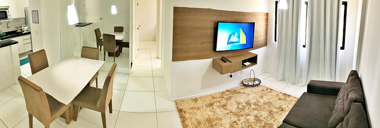 Apt | Golden Place 412 | com 2/4 e 2WC Ponta Verde