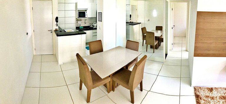 Apt | Golden Place 412 | com 2/4 e 2WC Ponta Verde