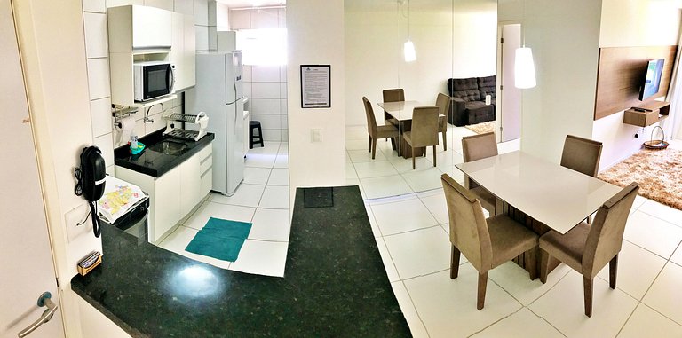 Apt | Golden Place 412 | com 2/4 e 2WC Ponta Verde