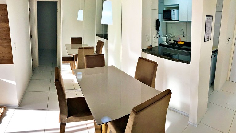 Apt | Golden Place 503 | com 2/4 e 2WC Ponta Verde