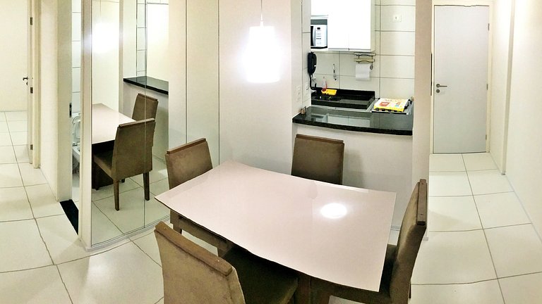 Apt | Golden Place 503 | com 2/4 e 2WC Ponta Verde