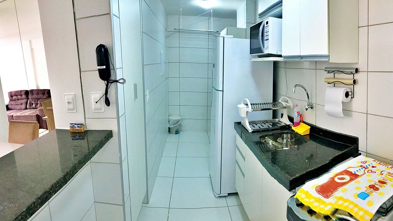 Apt | Golden Place 503 | com 2/4 e 2WC Ponta Verde