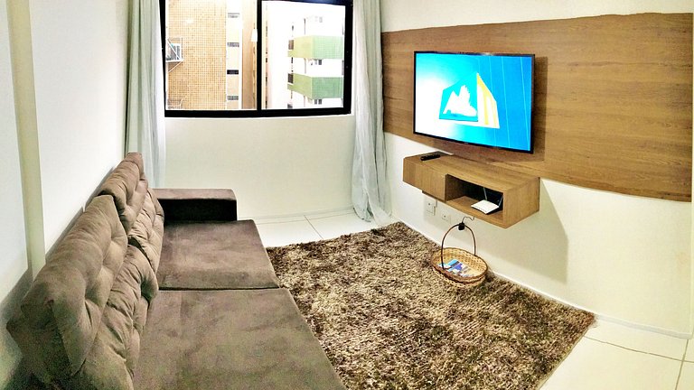 Apt | Golden Place 509 | com 2/4 e 2WC Ponta Verde