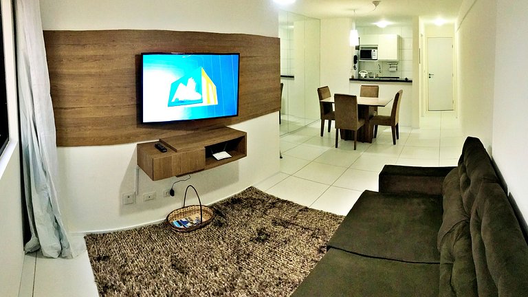 Apt | Golden Place 509 | com 2/4 e 2WC Ponta Verde