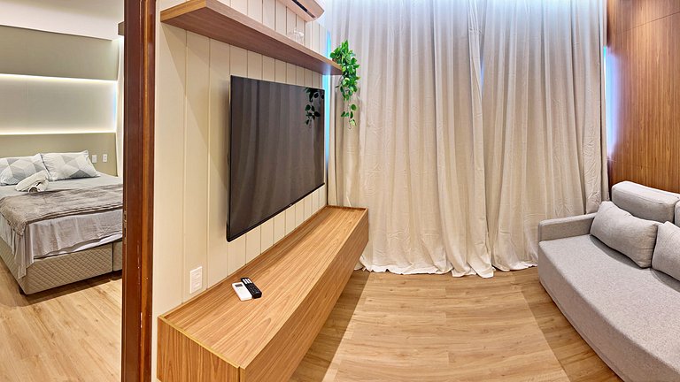 Apt | Infiniti 105 | 100m praia P. Verde, piscina