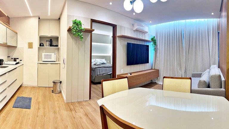 Apt | Infiniti 105 | 100m praia P. Verde, piscina