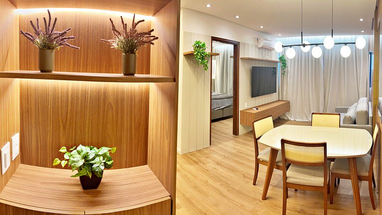 Apt | Infiniti 105 | 100m praia P. Verde, piscina