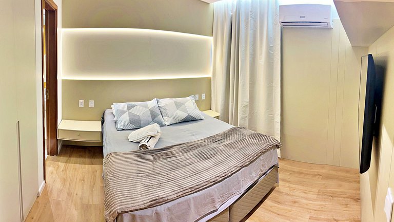 Apt | Infiniti 105 | 100m praia P. Verde, piscina