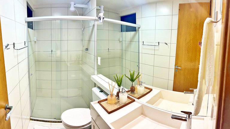 Apt | Infiniti 105 | 100m praia P. Verde, piscina