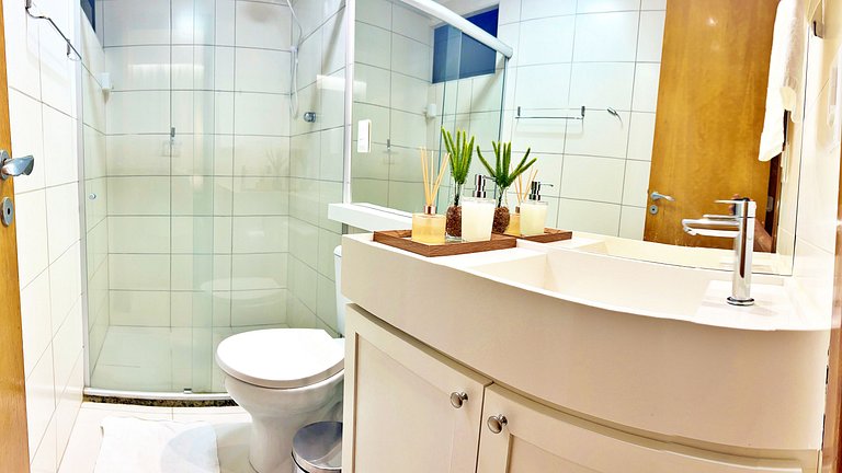 Apt | Infiniti 105 | 100m praia P. Verde, piscina