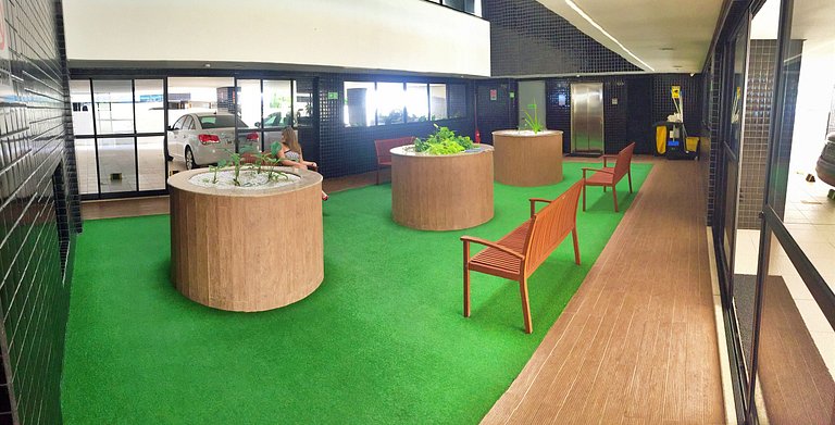 Apt | Port Ville 309 | Lindo Novo Vista para o Mar